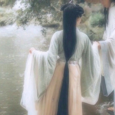 16组高清真人古风汉服情头 一对两张的古装情侣头像