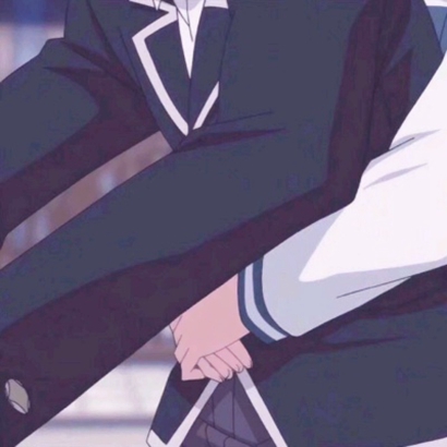 22张呆萌可爱动漫情侣头像 高清超甜情头合集