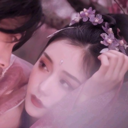 18张高清真人古风情侣头像 氛围感拉满