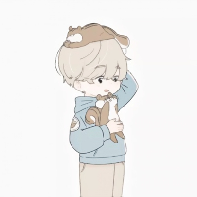 微信情侣头像卡通呆萌一对两张一男一女 34组素材合集