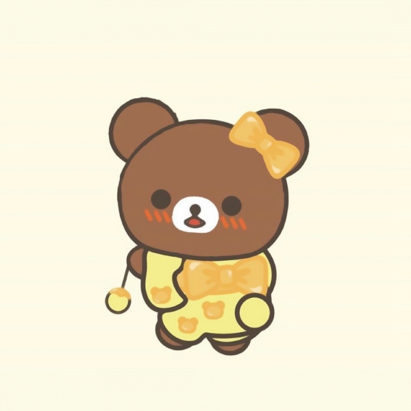 22张超萌卡通情侣头像来啦 每一张都软乎乎的