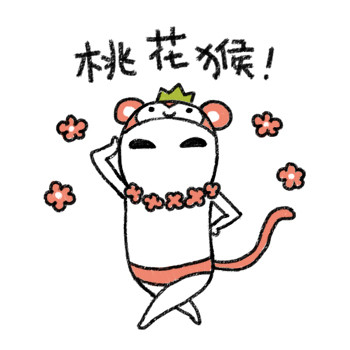万事猴系列搞笑可爱猴表情包来啦