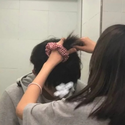 超甜真人双人情侣头像 16张合集