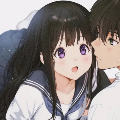 8组超甜双人动漫情侣头像 可爱卡通款直接抱走