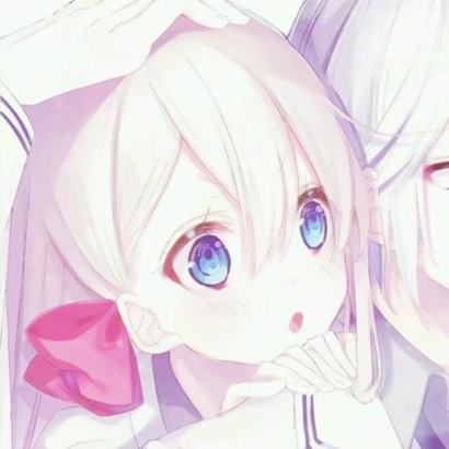 二次元动漫情侣头像一对两张 想用一辈子去爱你