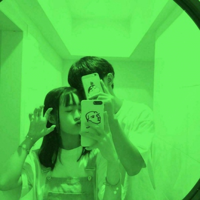 绿色系情侣QQ头像来啦！14张高清个性款直接存