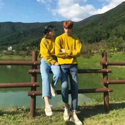 18张高清真人唯美情侣头像 氛围感拉满