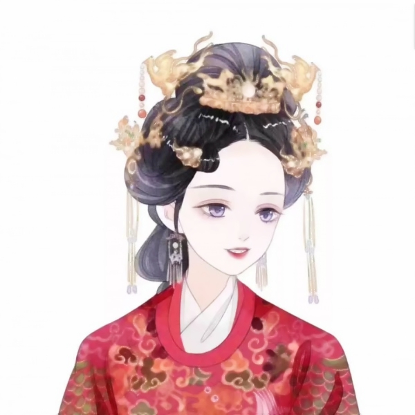 古风结婚红衣情侣头像来啦！12张高清好看的古风婚头合集