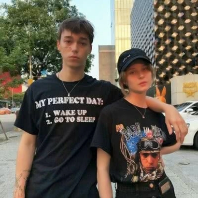 超酷！16张高清欧美范霸气情侣头像 一人一半超有氛围感