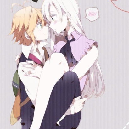 16组高清QQ动漫情侣头像 一人一张双人配对款