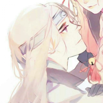 古风情侣头像一对两张，配文“喝不完忘情泉不让你如烟”