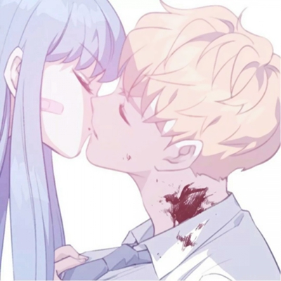 超甜！12组动漫情侣亲吻头像合集