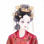 古风结婚红衣情侣头像来啦！12张高清好看的古风婚头合集