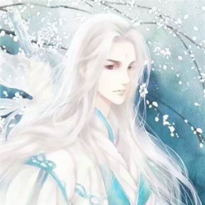 一左一右白衣古风情头！16张高清古风情侣头像合集