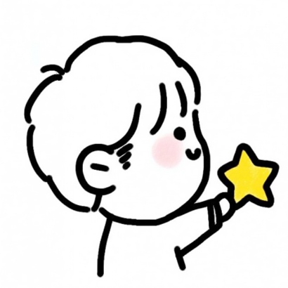 12张超可爱简约手绘情侣头像 一男一女高清图