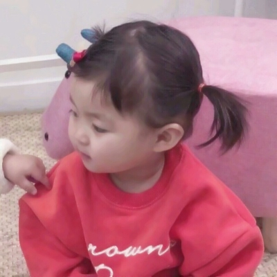 20组可爱萌娃QQ情侣头像 两张分开高清图