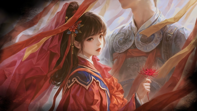 红色纸新娘主题高清动漫壁纸合集