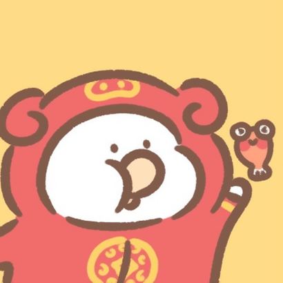 微信可爱呆情侣头像一对 胖乎乎小两口呆萌又可爱