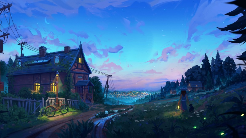 适合电脑用的倾听心声唯美动漫高清壁纸合集