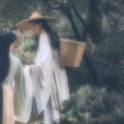 16组高清真人古风汉服情头 一对两张的古装情侣头像