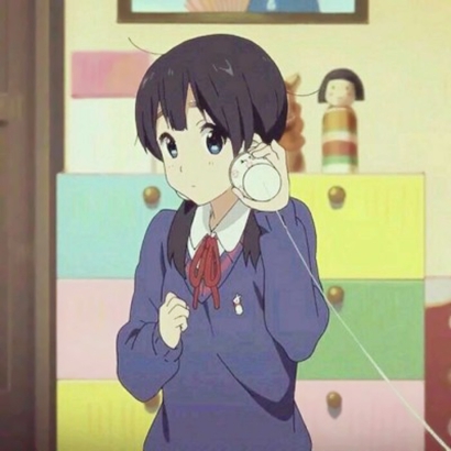 24张怀旧漫画风QQ情侣头像 干净又好看