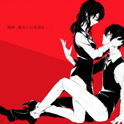 16组高清QQ动漫情侣头像 一人一张双人配对款