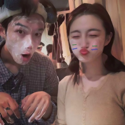 18张高清真人唯美情侣头像 氛围感拉满