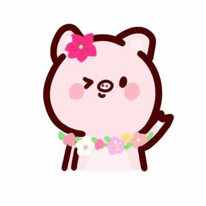 猪猪情侣头像一左一右！10张高清呆萌卡通款来啦