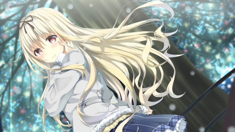 找对地方了！这款二次元长发可爱女生高清壁纸直接抱走