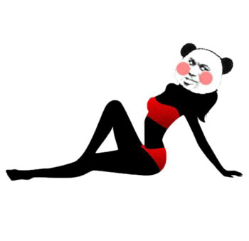 这套熊猫人剪影表情包，玩梗玩得太魔性了