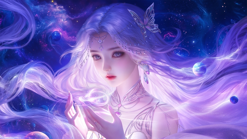 云曦唯美梦幻电脑桌面动漫壁纸分享 多款高清尺寸可选