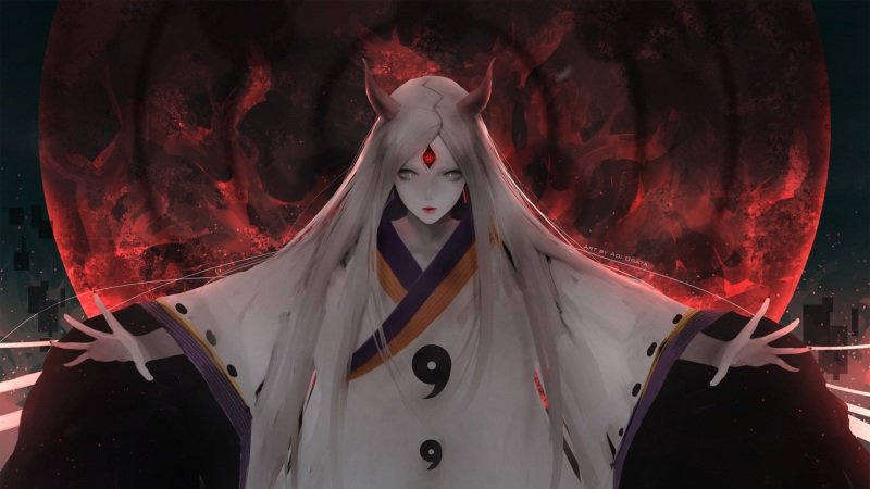 火影忍者辉夜高清动漫壁纸分享