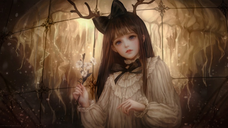 花园神秘少女高清动漫壁纸来了