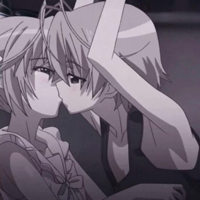 一对两张男女漫画情头！高清好看的一左一右动漫情侣头像合集（28张）