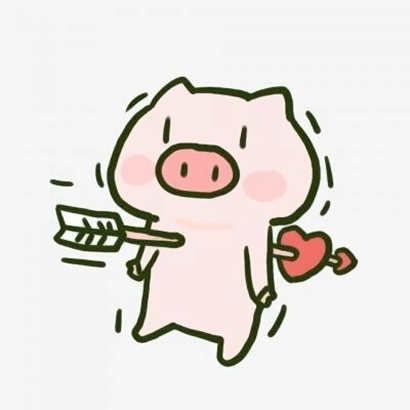 猪猪情侣头像一左一右！10张高清呆萌卡通款来啦