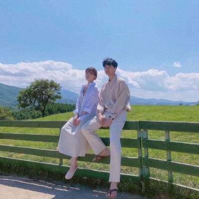 真人小清新情侣头像来啦！20张高清青春感双人头像合集