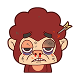 疲倦猴表情包来啦！快来存这套猴子动图表情