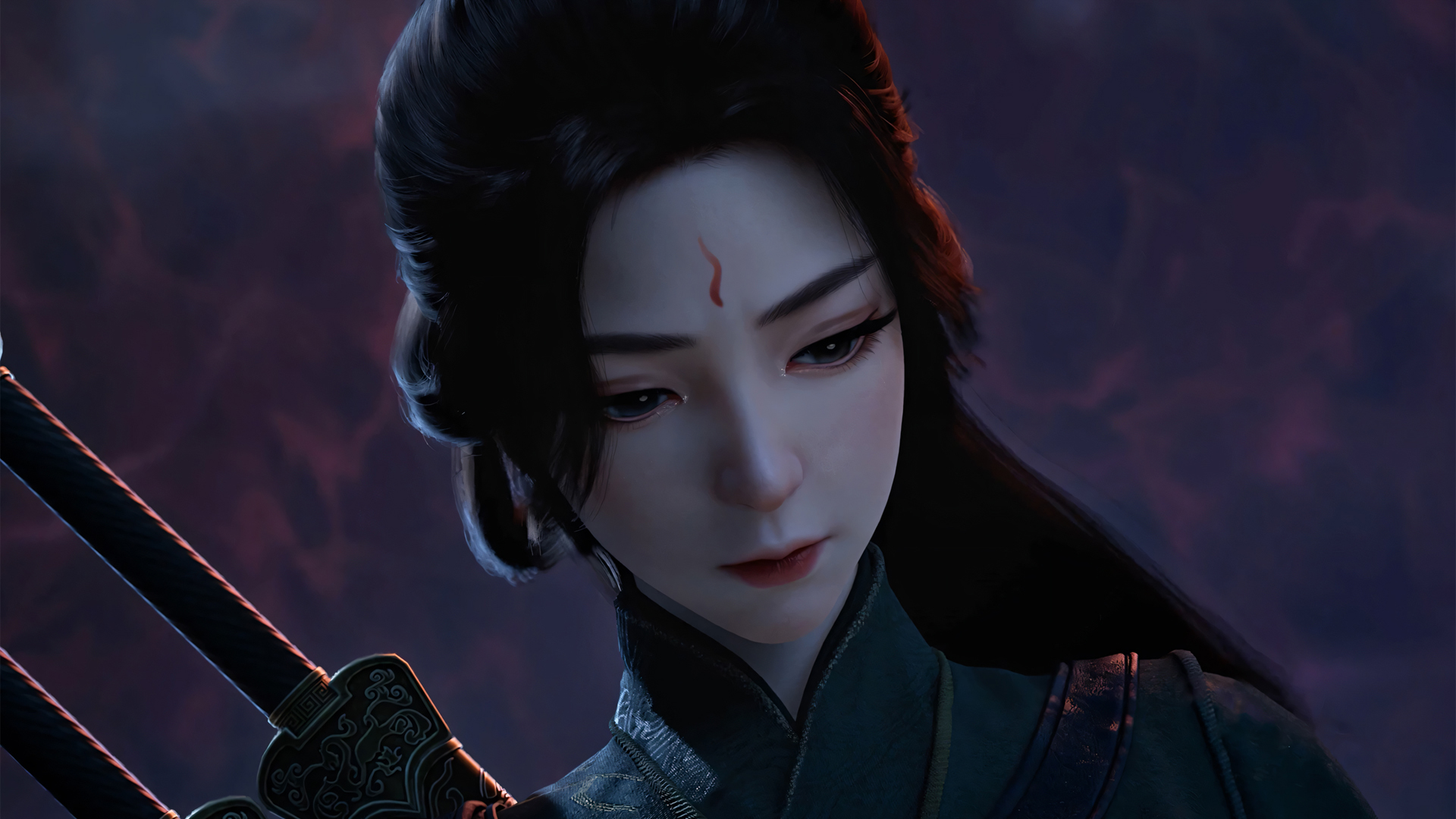 凡人修仙传持剑女修电脑壁纸 高清动漫素材分享