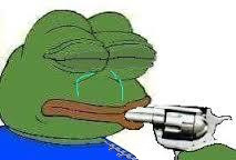 sad蛙裹在被子里偷偷哭 这套表情包太戳人了