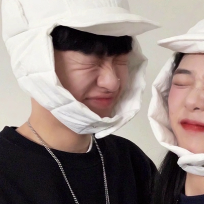 18张搞怪真人情侣头像 轻松拿捏搞笑氛围感