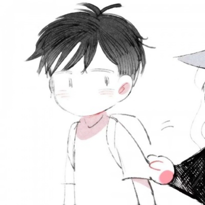 24组呆萌卡通情侣头像 一对两张高清图分享