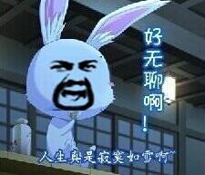 “人生真是寂寞如雪啊”这套表情包火了，带兔子、尔康的搞笑款都有