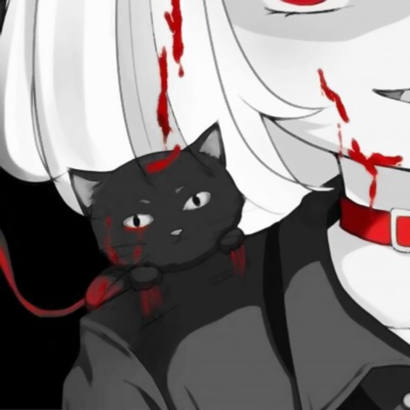 18张超拽黑暗系动漫情侣头像 高清无水印