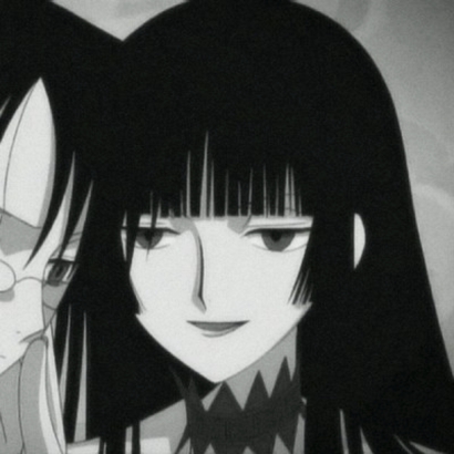 黑白丧系动漫情侣头像合集 18张高清图直接存