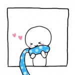 30张高清白边可爱简约上下情侣头像 一站式合集来了