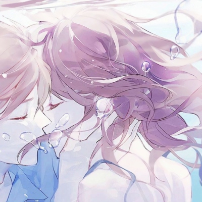 26组高清漫画情侣头像 男女各一张一人一半