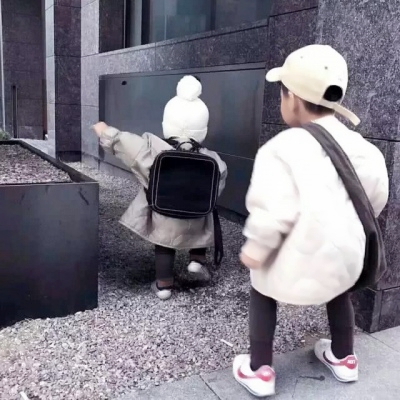 24张萌娃情侣头像来啦！一男一女超可爱高清款