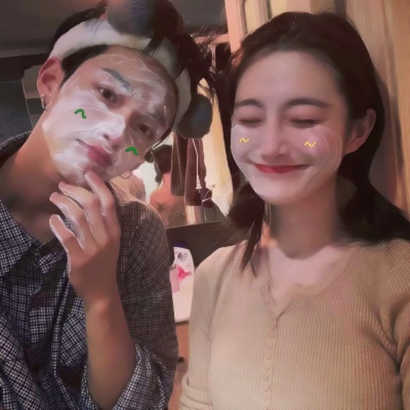 18张高清真人唯美情侣头像 氛围感拉满