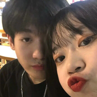 复古风真人双人QQ情侣头像 8组双人两图款