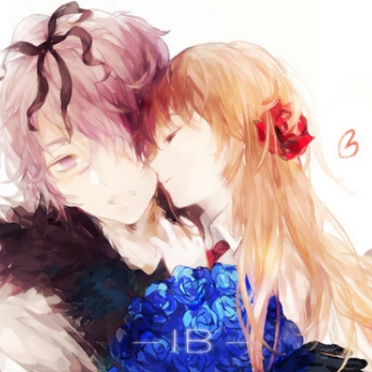 16组高清QQ动漫情侣头像 一人一张双人配对款